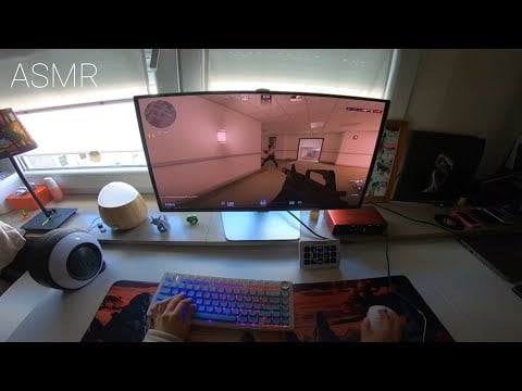 ASMR POV Counter Strike 2 chill gameplay (keyboard & mouth sounds)