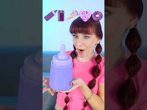 ASMR Purple Candy | Giant Gummy Bottle  #mukbang #challenge #eatingshow