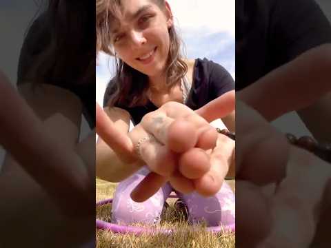 Mesmerizing Hand Movements #ASMR Outdoor Nature Sounds 🍃