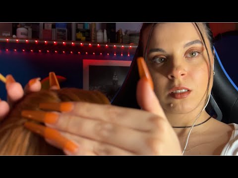 ¿Puedo peinarte el pelo y masajear tu cabeza? ASMR Atención Personal ♡