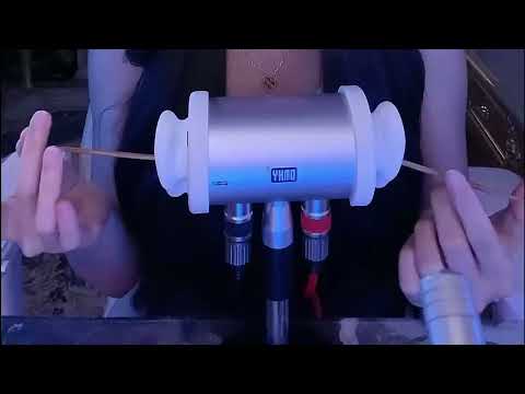 Deep Ear Cleaning ASMR with Goose Feather & Heartbeat Sounds / 2Hr (No Talking)