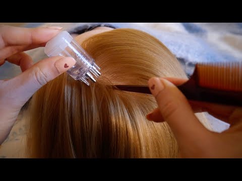 ASMR | Massage crânien, soin ciblé et doux brossage de cheveux