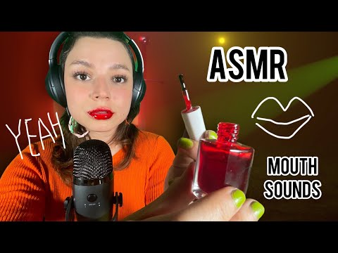 ASMR haciendo tu maquillaje + MOUTHSOUNDS!! 👄​💄​💅​