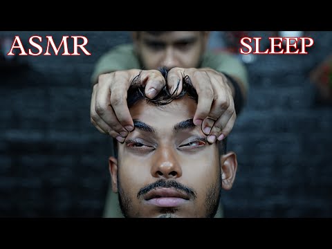 Forehead Tapping Sleepy Massage Therapy For You | ASMR Tapping & Tingle Head Massage For Deep Sleep