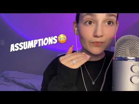 ASMR… My subscribers assumptions about me 🙌🏻