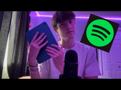 ASMR Spotify tour 🎵🎧 | whisper ramble 
