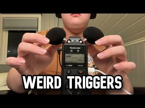Asmr Weird Triggers With Tascam Mic