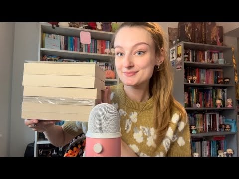 ASMR Book UN-Haul (bookish triggers and close whispers) 