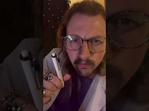 ASMR Unintelligible Doctor Examines Your Face