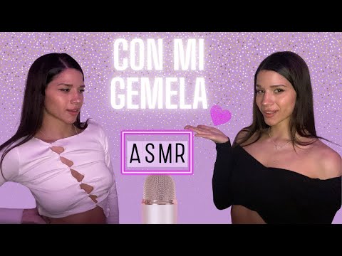 ASMR con MI GEMELA, RECUPERARAS las cosquillitas 👩🏻 + 👩🏻