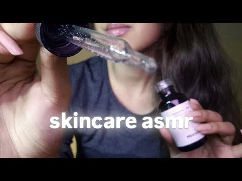 doing skincare on you before bed || ASMR || ᶻ 𝗓 𐰁 .ᐟ