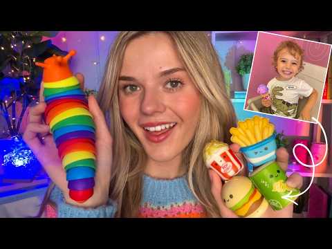 ASMR For Charity 🧩 My Little Brother Picks My Fidget Toys 🪀