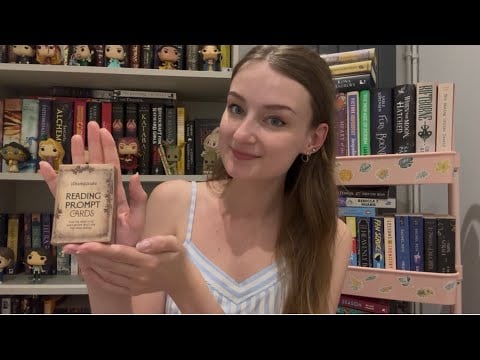 ASMR TBR Cards Pick my September Reads (book triggers and close whispers) 