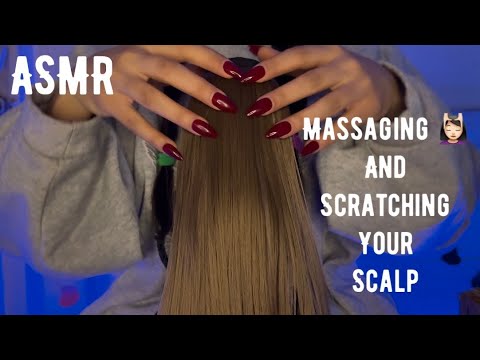 ASMR~ Massaging, 💆🏻‍♀️Scratching & Playing With Your Hair Until You Fall Asleep 😴