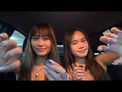 ASMR in @CharASMR’s car 🚗ྀི˚.༘⋆ (public ASMR)