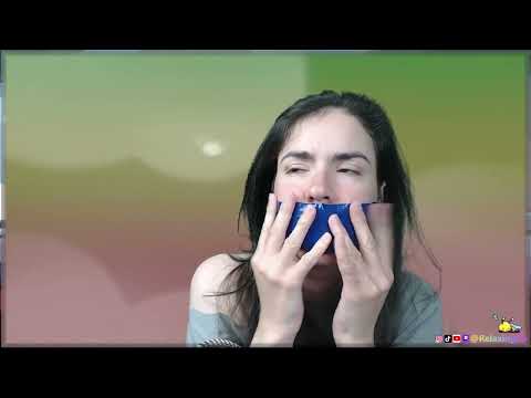 ASMR - Duck Tape Cheek Play