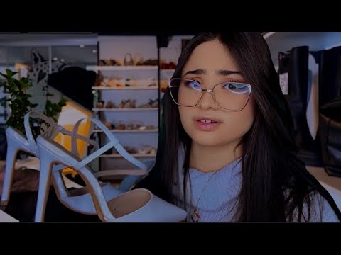 ASMR:VENDEDORA DE SAPATOS DE LUXO RUDE! 👠