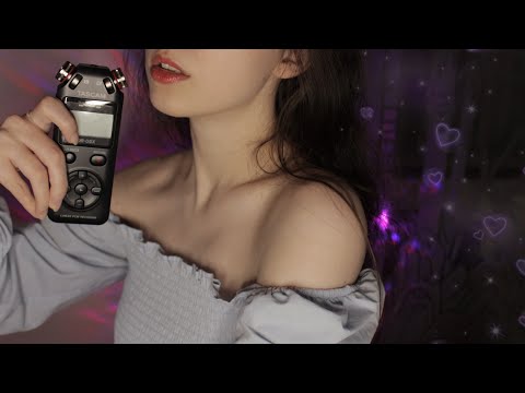 ASMR Близкие звуки рта 👄 скретчинг и поцелуи 💋