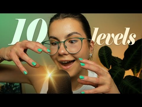 10 POZIOMÓW ASMR... który da Ci najwięcej ciarek? 🤯 nałożone dźwięki, wyzwalacze, relaks