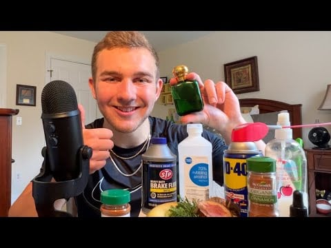 ASMR Making my Own HOMEMADE Cologne
