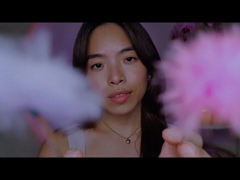 ASMR Soft & Soothing Face Brushing To Make You Feel So Sleepy 💕 Whispered