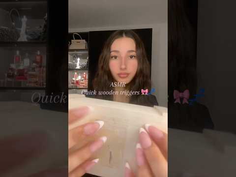 Asmr Quick wooden triggers for sleep #asmr #tapping #scratching #wopd #tingles #sleep #relax
