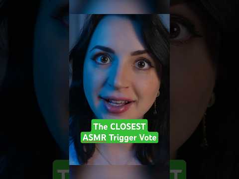 The CLOSEST ASMR Trigger Vote! #asmr #shorts