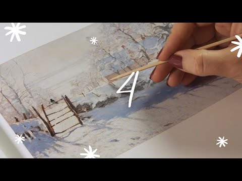 Painting Light: Monet's Magpie - Day 4 ASMR Advent Calendar