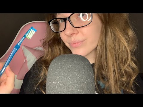 ASMR Mic Brushing - With A Toothbrush (No Talking)