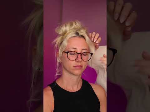 ASMR Simple 90s Pamela Anderson Style Perfectionist up-do ✨ with micro adjustments, soft speaking