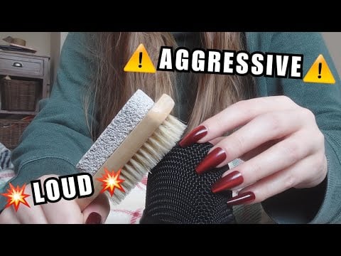 Loud Fast and Aggressive Tapping, Scratching + Mic Triggers ASMR