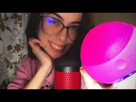 ASMR- LIMPANDO SEU ROSTO! (SKINCARE)