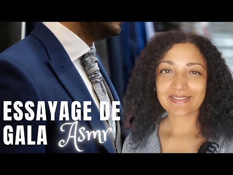 ASMR Cérémonie de Gala 🤵 Essayage de costumes 🧷 Bruits de tissu 😊 Frissons intenses ✨