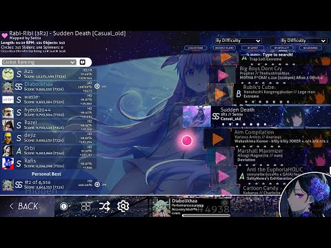 Sudden Death [Casual_old] +HD 100.00% SS FC