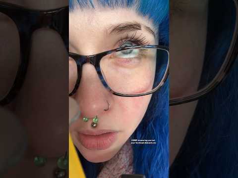 ASMR your big forehead distracts me😫full on✅⏰ #shorts #asmr #asmrmeasuring #asmrpersonalattention