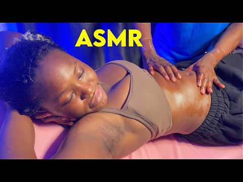 Asmr ✨ Armpit Shaving , Tickling Belly Button Cleaning , Foot, Neck & Shoulder Massage ASMR Ful Body