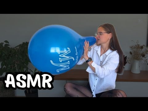 🔵 Blue Balloon Inflated to the MAX! Huge Neck Formation!