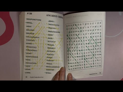 ASMR Doing #38 In Word-Finds