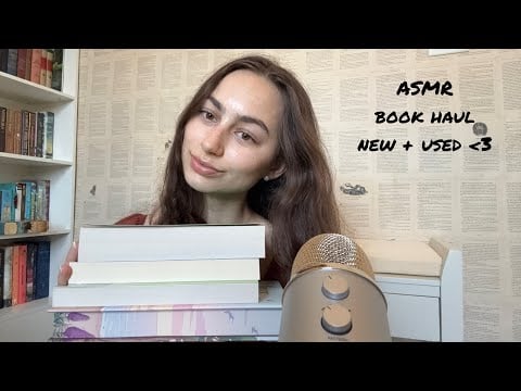 asmr book haul !! (new + used)📚