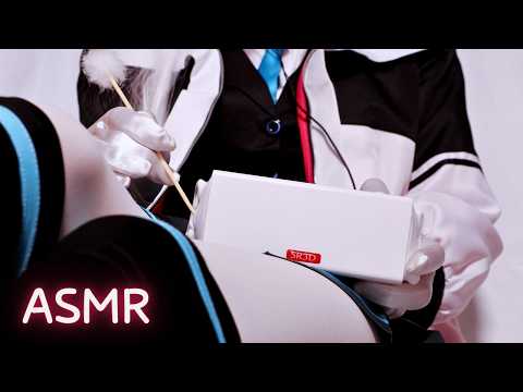 1 Hour Sleepy Ear Cleaning ASMR | Ear Pick & Fluffy Ear Puff [Blue Archive Kei Cosplay]