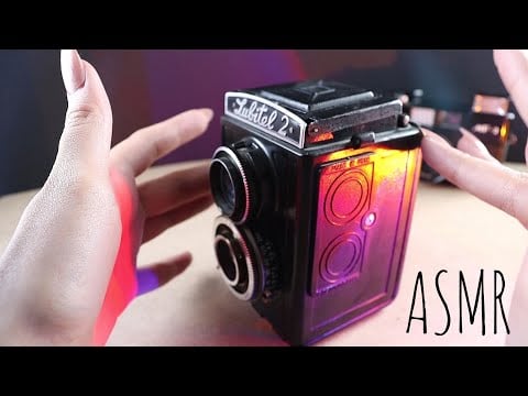 Old Cameras ASMR Gentle Tapping (No Talking)