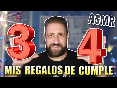 ASMR en ESPAÑOL - LOS REGALOS DE MI CUMPLE