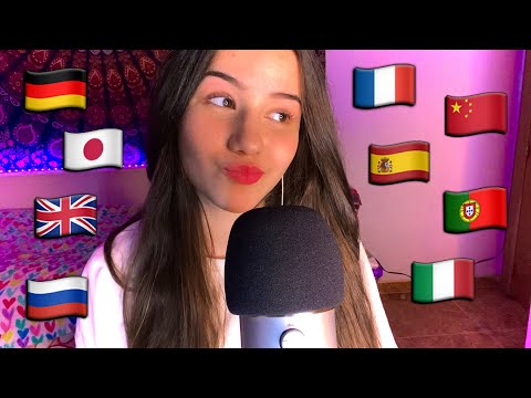 ASMR *Intentando* hablar diferentes idiomas 🇪🇸