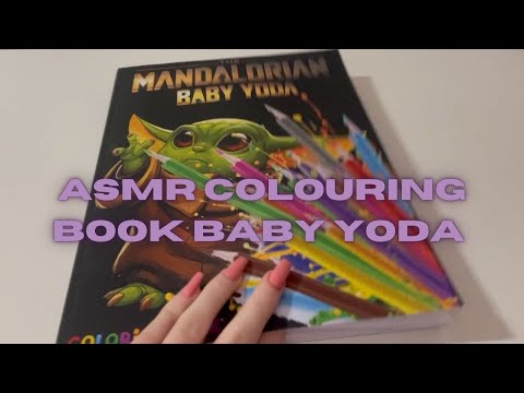 ASMR Colouring Book Baby Yoda (The Mandalorian)