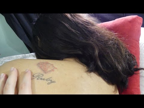 ASMR Back Massage & Lotion Sounds!