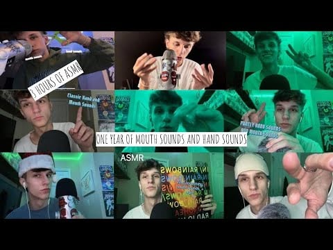ASMR// 3 HOURS OF HAND SOUNDS & MOUTH SOUNDS