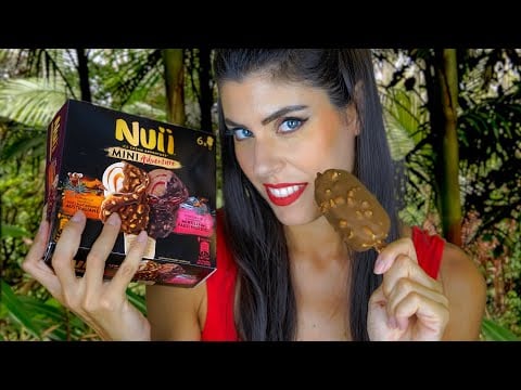 ASMR 🍦 GELATO NUII (Caramello Salato e Noci di Macadamia) • Assaggio + Curiosità sull'Australia