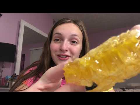 ASMR EATING RAW HONEYCOMB 🍯