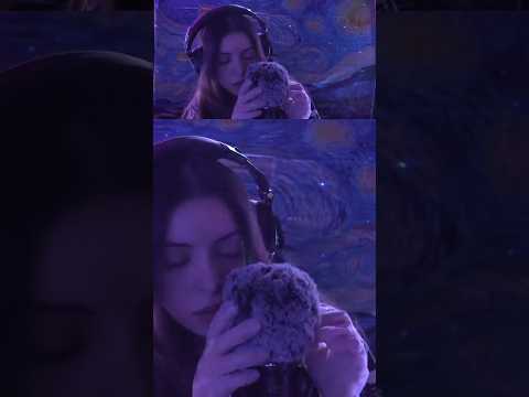 This Fluffy Mic Sounds Like Ocean Waves 🌊🤍 Latex Gloves + Soft Whispering ASMR