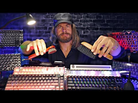 ASMR | Rude Professional Keyboard Cleaner (Clicky, Typing, Satisfying)
